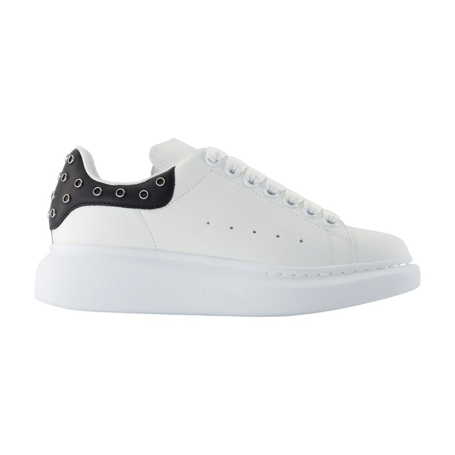 Alexander McQueen calfskin sneaker in white