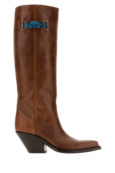 Chloé Azelan Boot — Brown