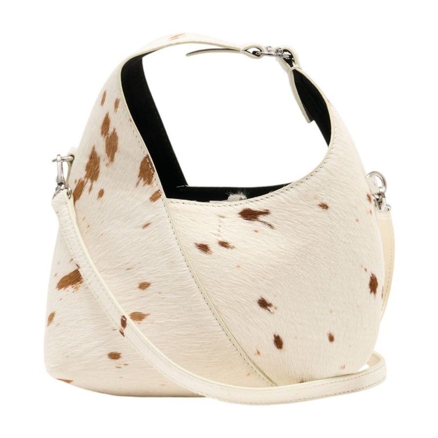 SamsøE SamsøE Calfskin shoulder bag in white