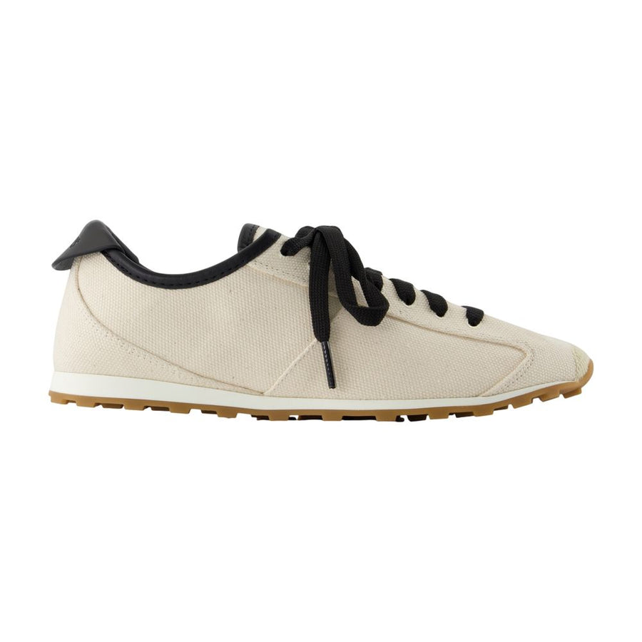 Jacquemus Lambskin sneaker in beige