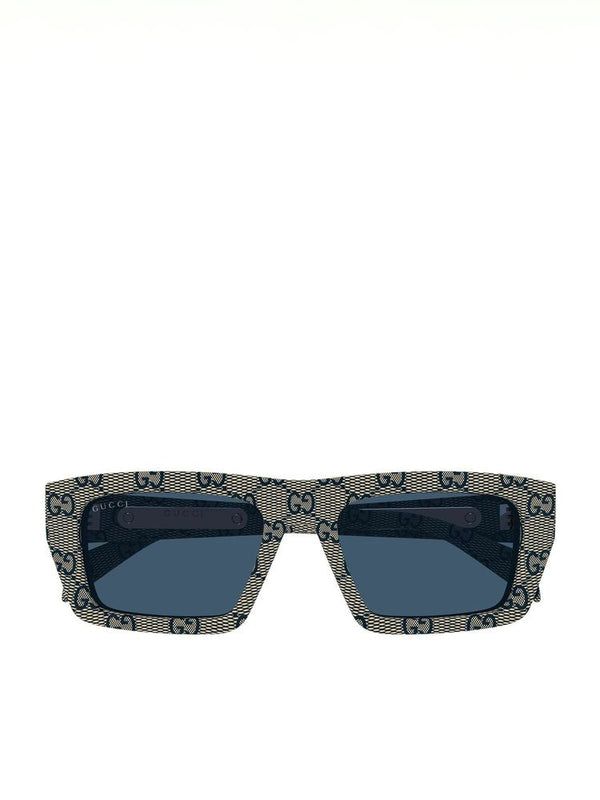 Gucci GG2020S Recycled fabric frame; bio nylon lenses sunglasses in beige