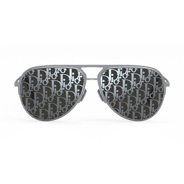 Dior DIORESSENTIALA2UF0A8 Palladium metal frame sunglasses in silver