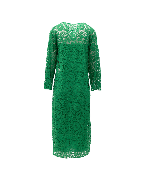 Women Lace Dress Green