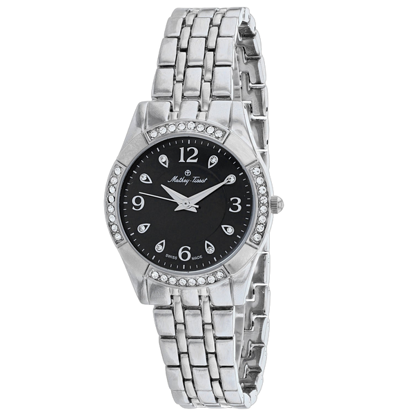Mathey Tissot Stainless steel case and bracelet watch in silver