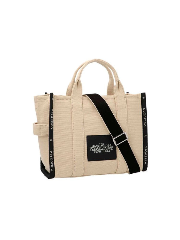Marc Jacobs 64% Cotton tote bag in beige