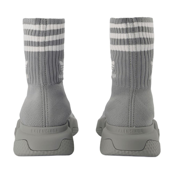 Balenciaga Textile/Knit upper; synthetic sole sneaker in gray