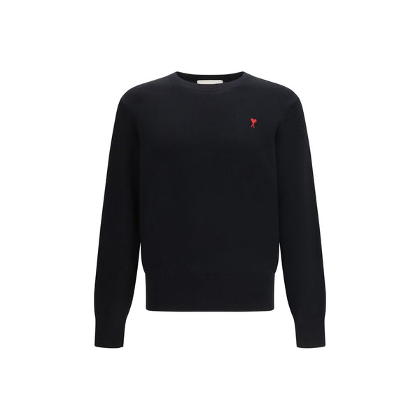 AMI Paris 100% Cotton sweatshirt in black