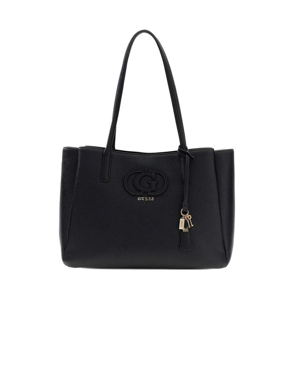 Guess 100% Polyurethane tote bag in black