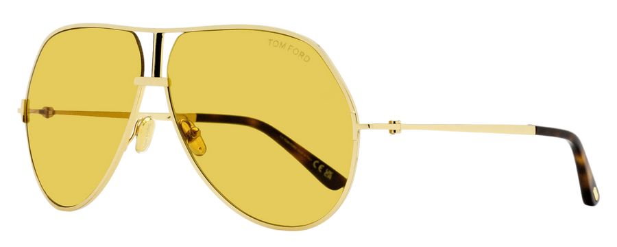 Tom Ford Rickie-02 Sunglasses Tf1281 30e Gold-Havana 63mm Ft1281 Gold/havana Metal/plastic (acetate)
