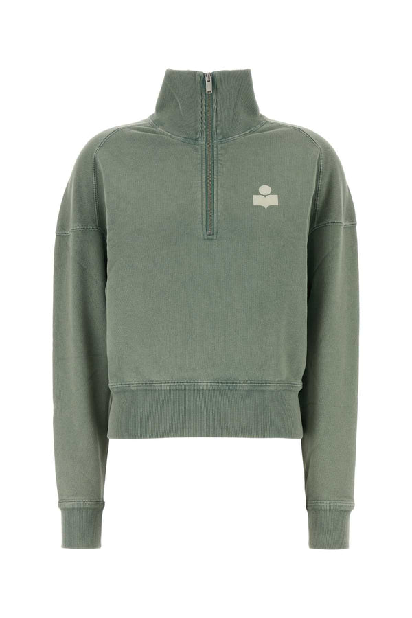 Isabel Marant Etoile 88% Cotton sweatshirt in green