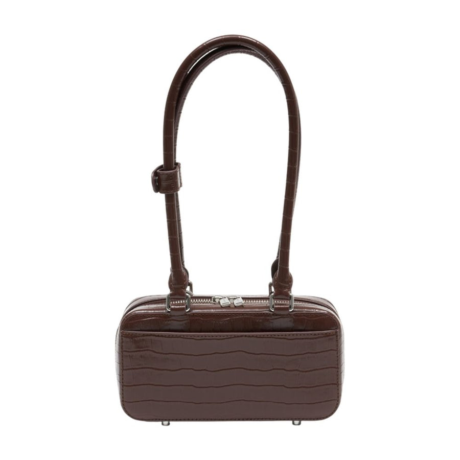 Self-Portrait Leather shoulder bag in brown