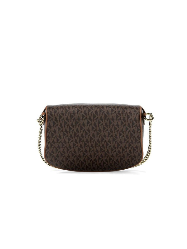 Michael Kors 89.4% Coated Canvas crossbody bag in brown