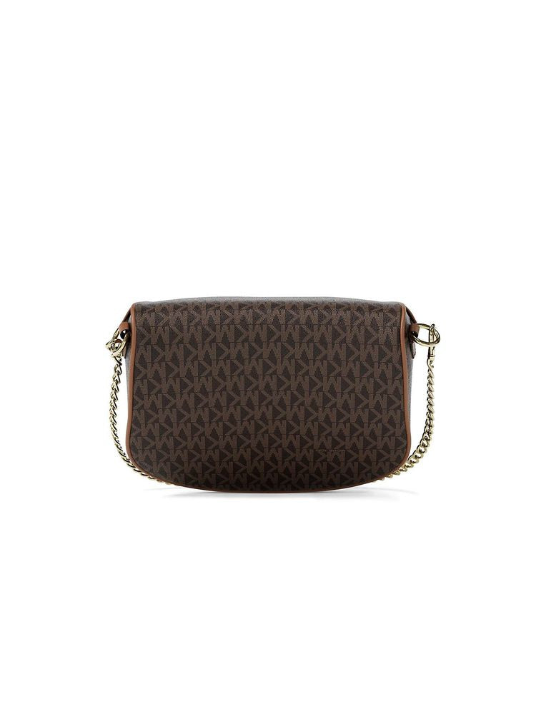 Michael Kors 89.4% Coated Canvas crossbody bag in brown