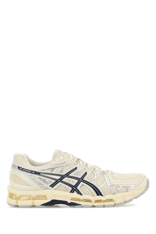 Asics Exterior: Mesh and Rubber; Interior: Fabric; Sole: Rubber and GEL sneaker in beige