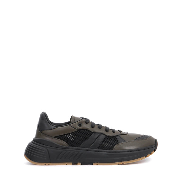 Bottega Veneta Leather sneaker in green