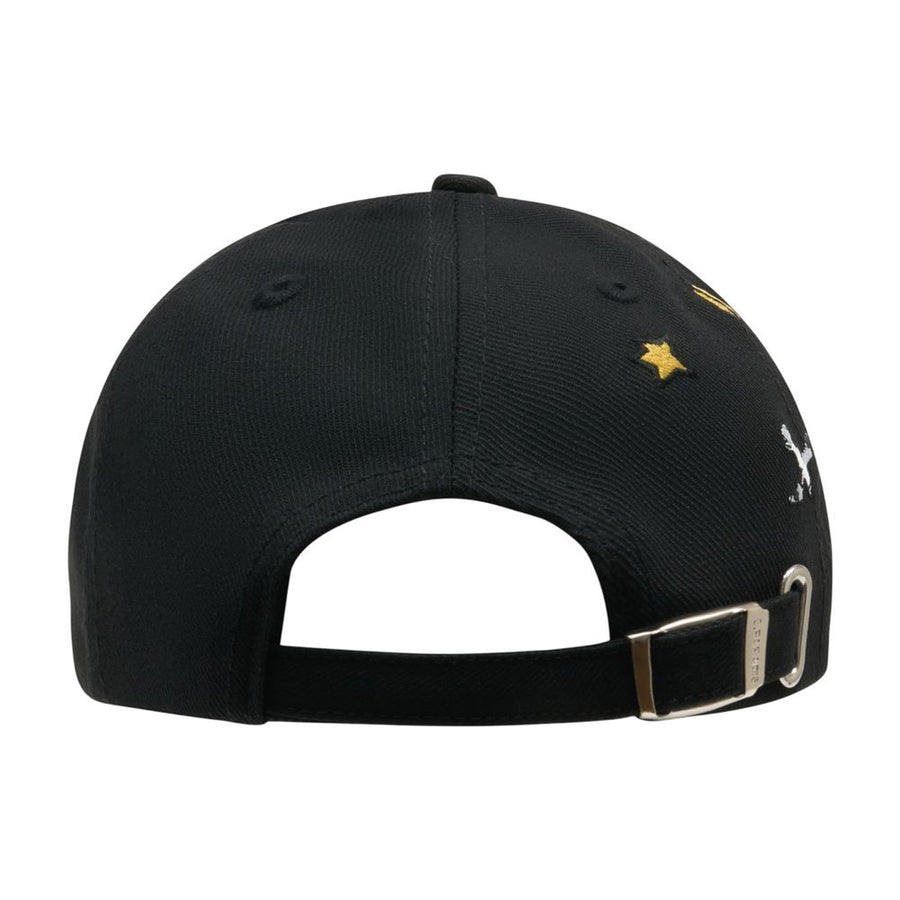 3.Paradis A-003-63 Wool baseball cap in black
