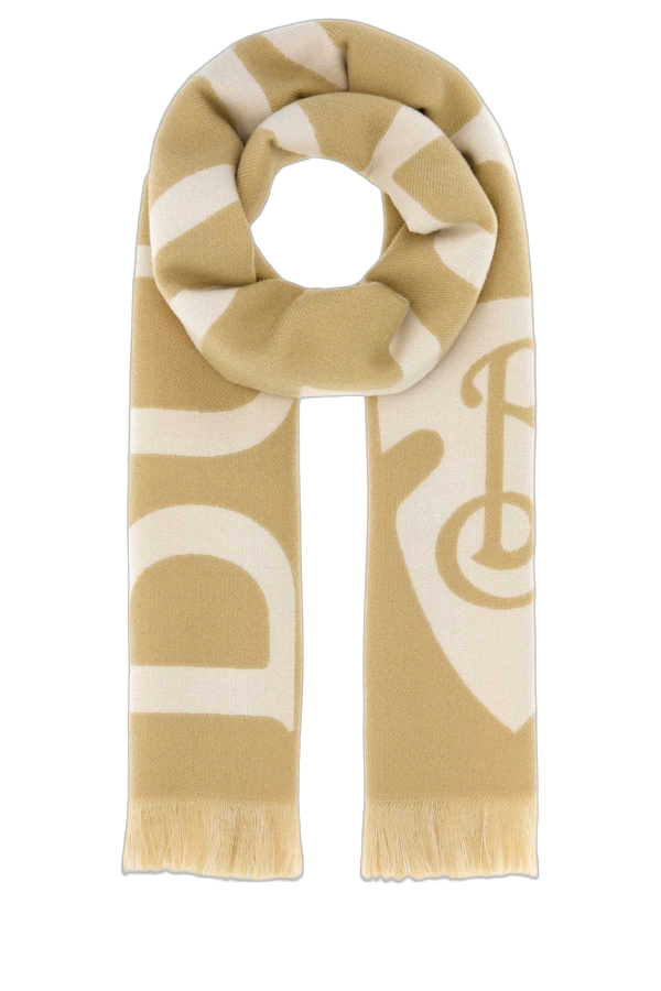 Burberry 100% Wool scarf in beige