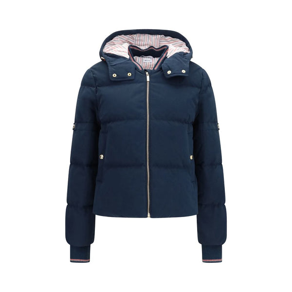 Thom Browne 45% Cotton down jacket in navy