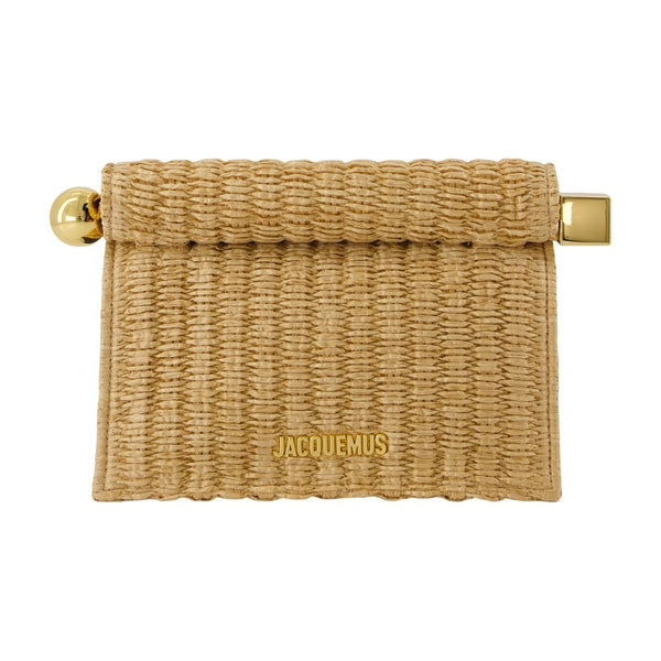La Petite Pochette Rond Carre - Jacquemus Synthetic Beige Bags / Handbags-purses