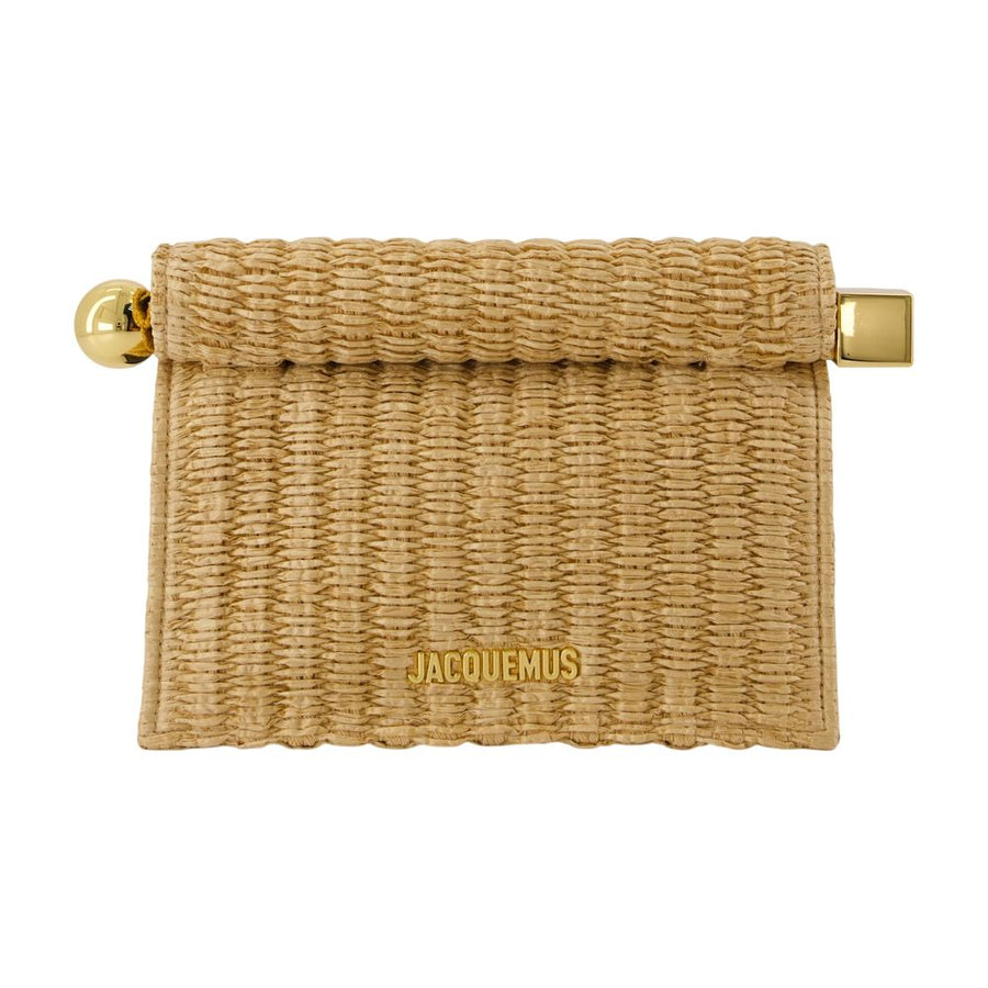 La Petite Pochette Rond Carre - Jacquemus Synthetic Beige Bags / Handbags-purses