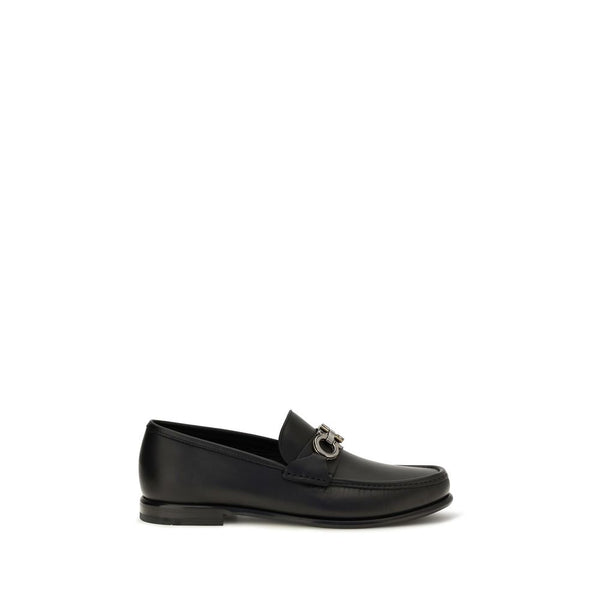 Ferragamo 100% Calf Leather Bos Taurus loafer in black