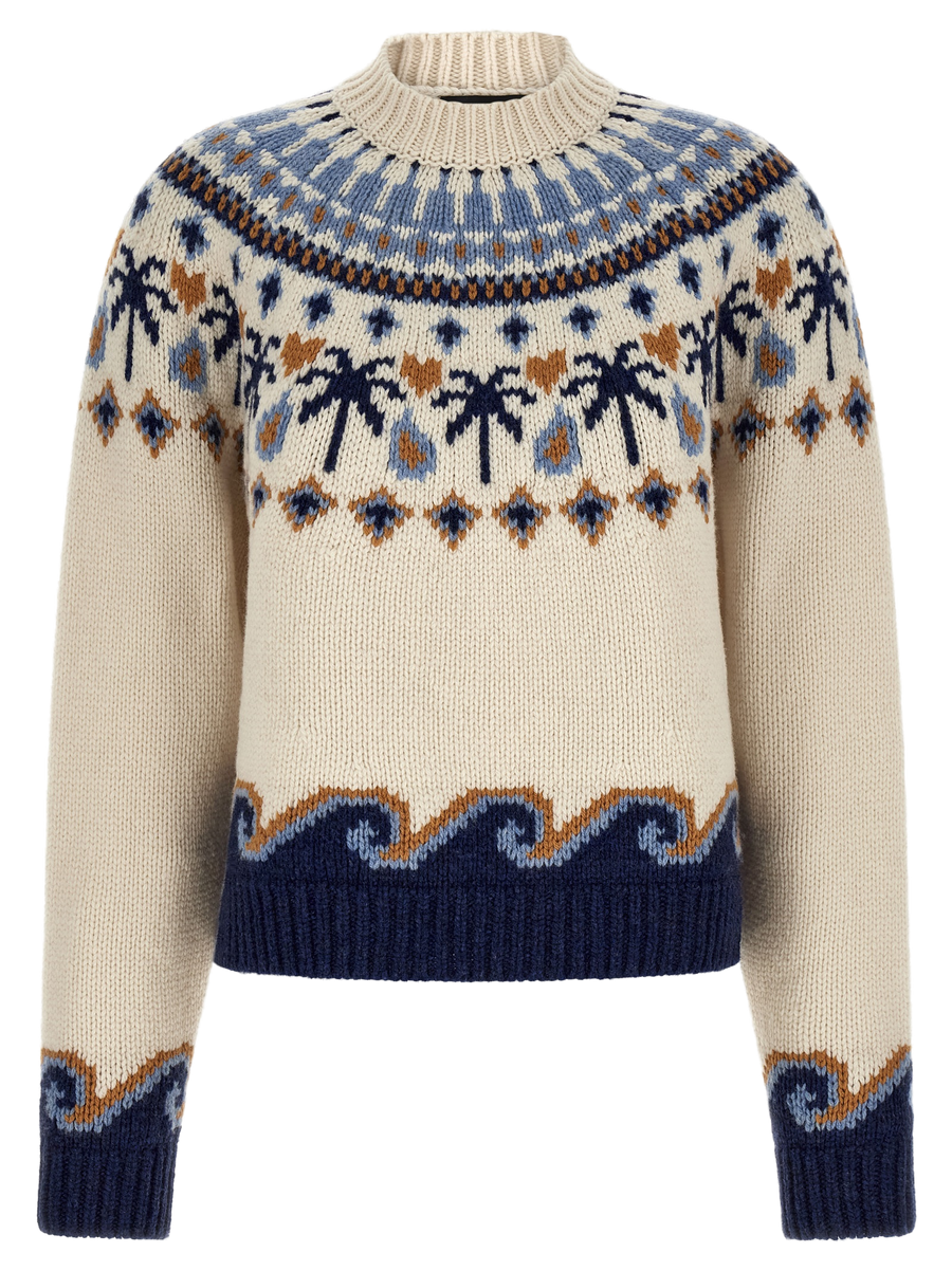 Multicolor Virgin Wool Cardigan Clothing