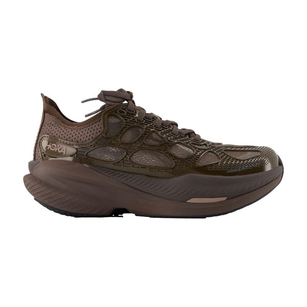 Hoka Synthetic sneaker in brown