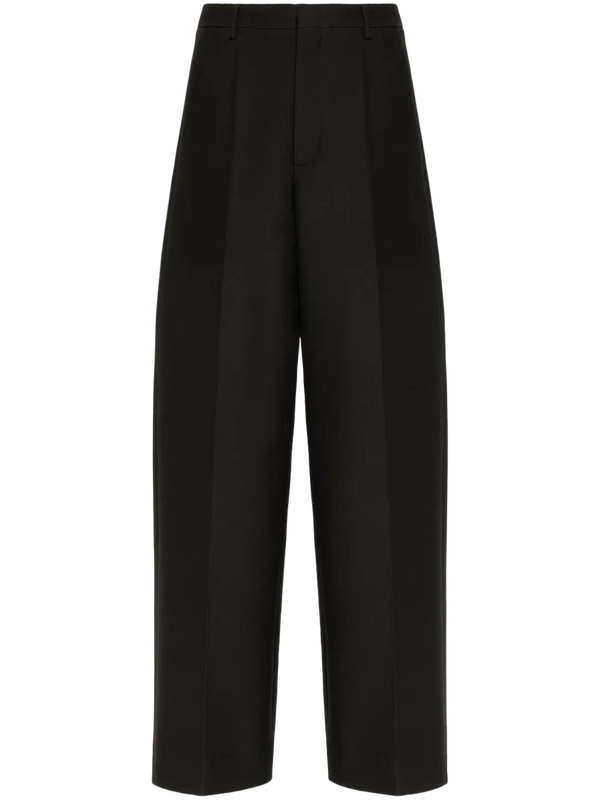 Valentino Virgin wool blend trousers in black