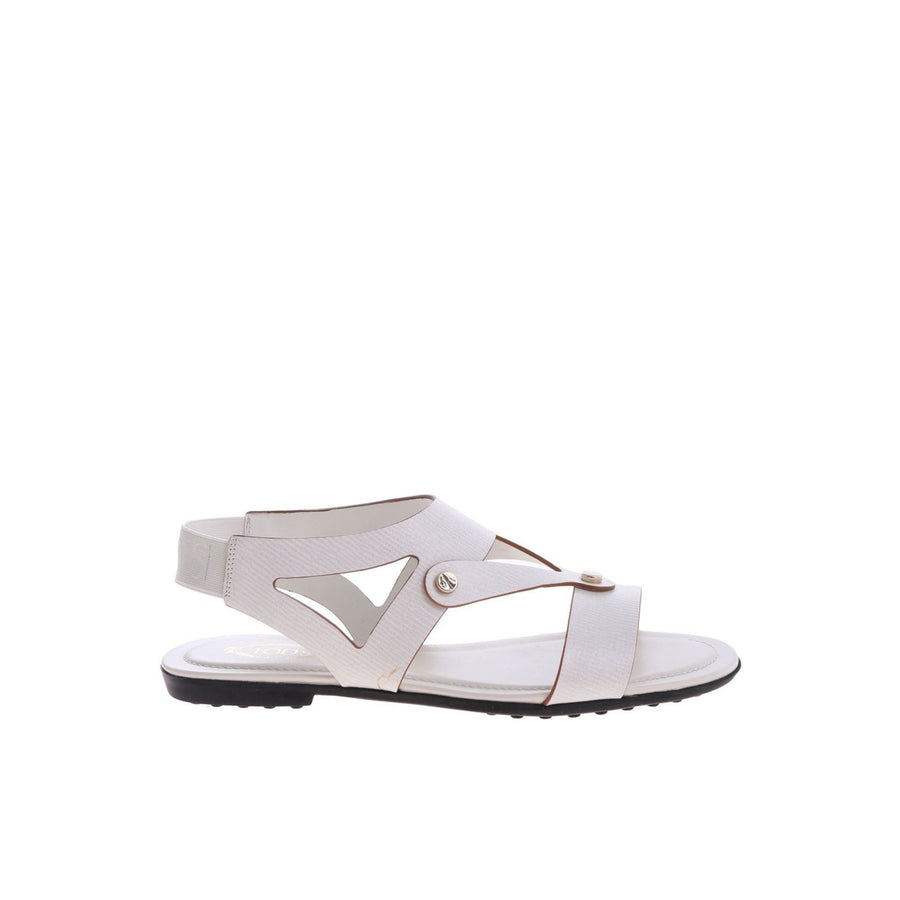 Tod's Calfskin sandal in white