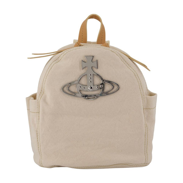 Vivienne Westwood cotton backpack in beige