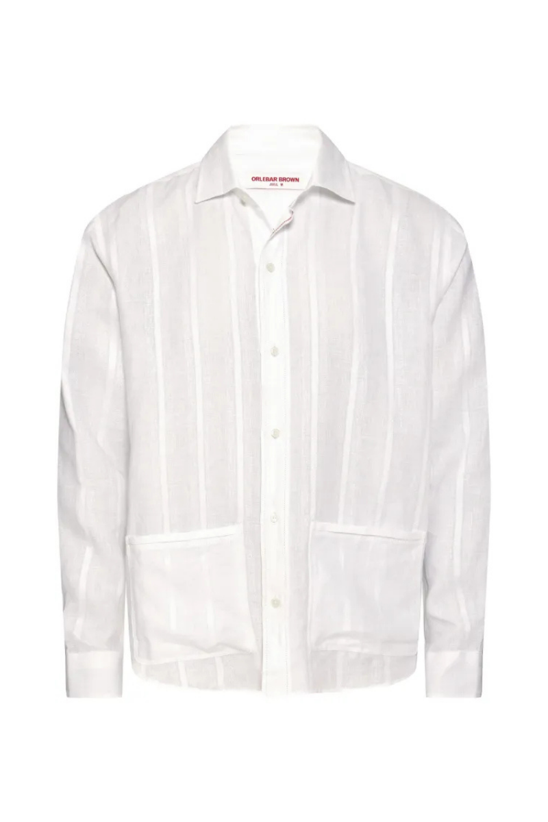 Orlebar Brown 100% Cotton shirt in white