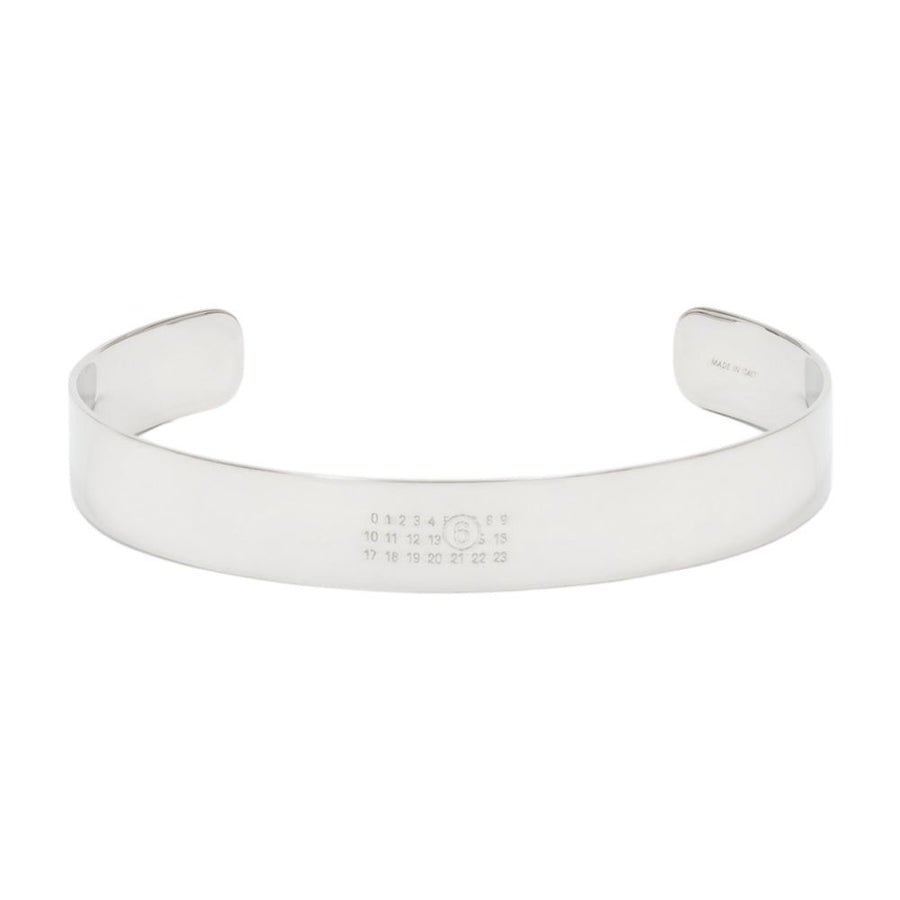 MM6 Maison Margiela metal bracelet in silver