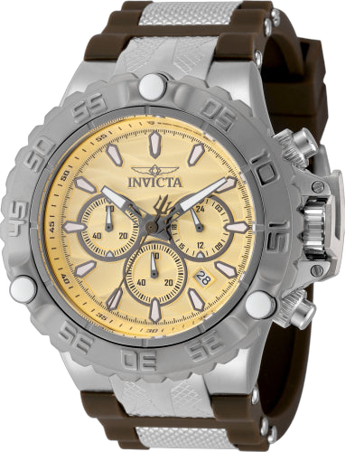 Invicta Stainless steel case watch in gold