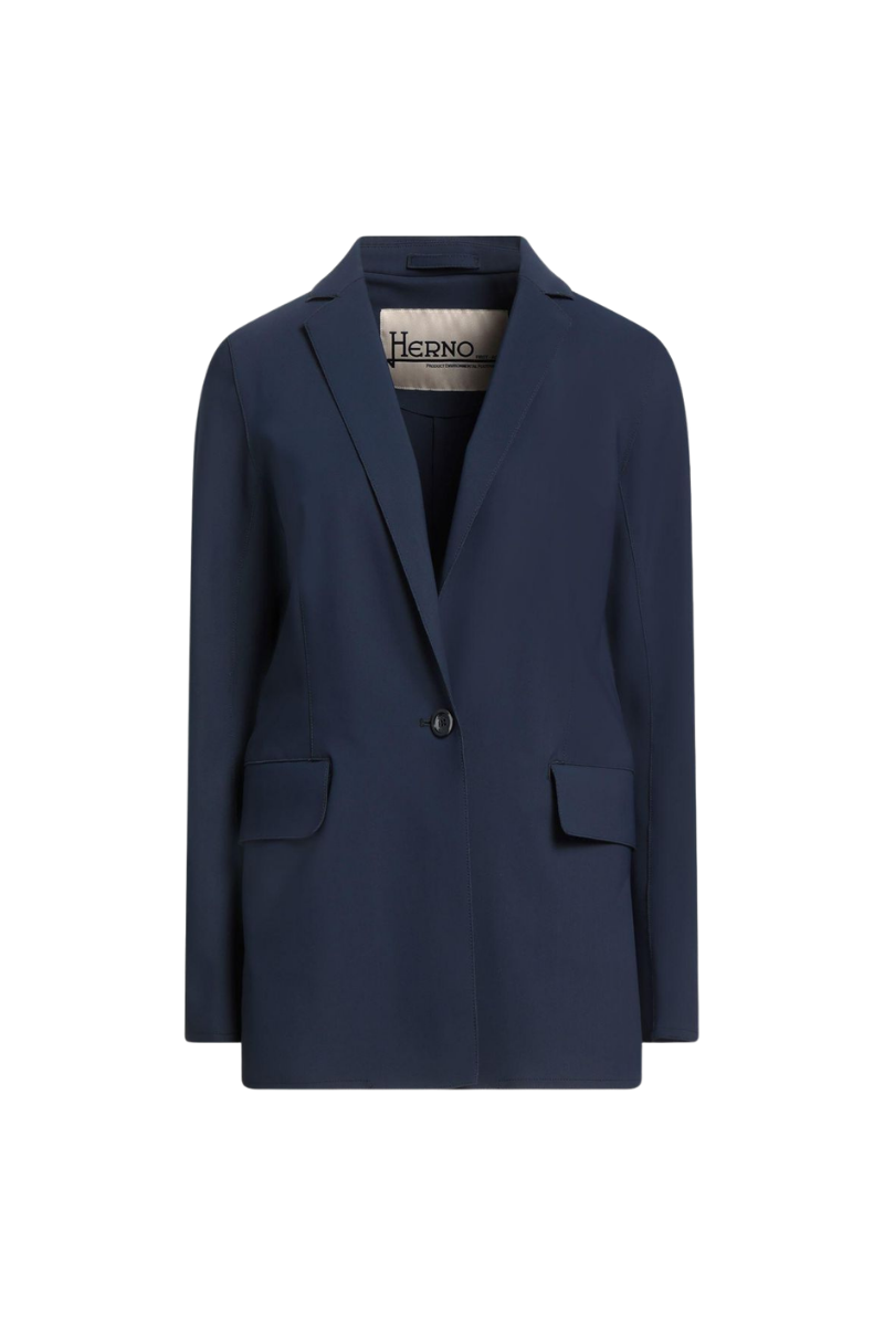 Herno 75% PA - 25% EA blazer in navy