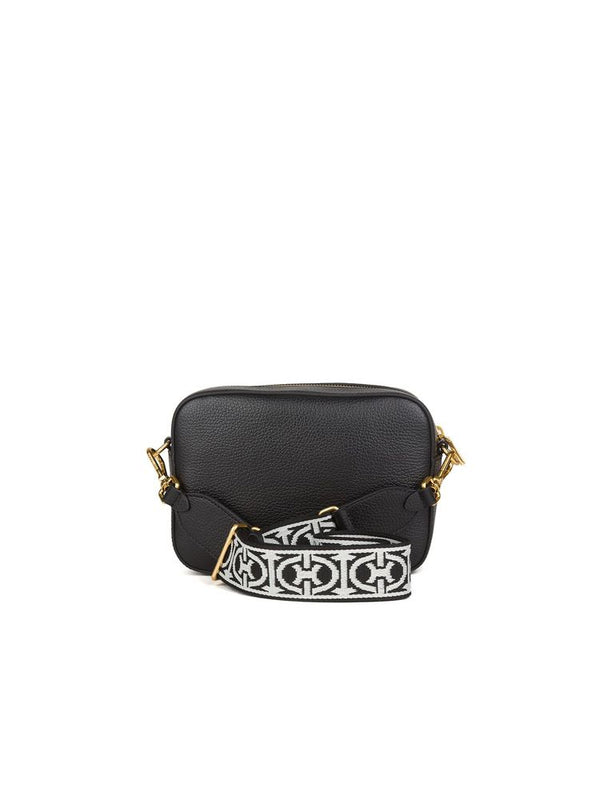 Coccinelle Crossbody Bag Black Cowhide | Ribbon: Polyester / Crossbody-bags