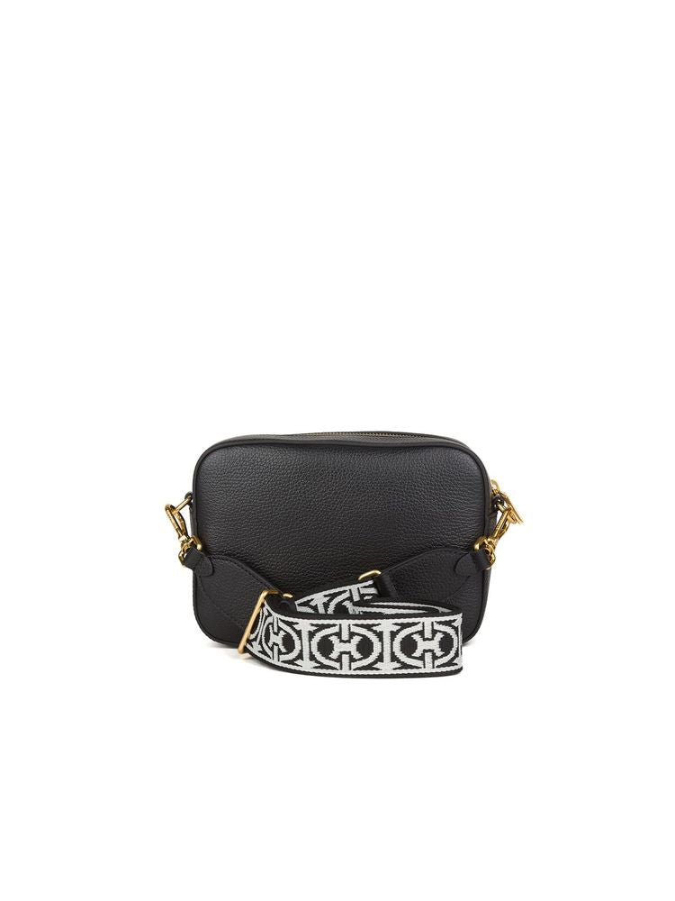 Coccinelle Crossbody Bag Black Cowhide | Ribbon: Polyester / Crossbody-bags