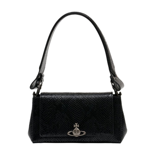 Vivienne Westwood Calfskin shoulder bag in black
