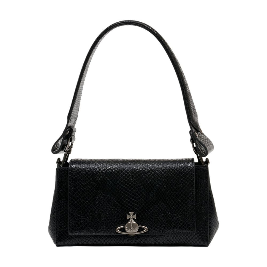 Vivienne Westwood Calfskin shoulder bag in black