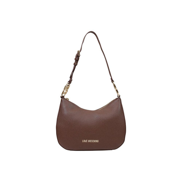 Love Moschino Polyurethane shoulder bag in brown