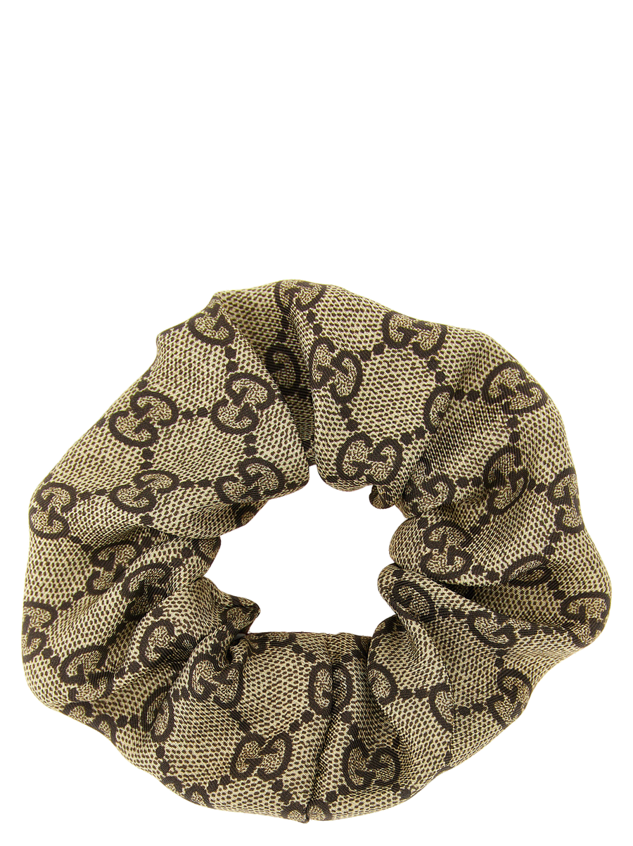 Gucci 100% silk hair band in beige