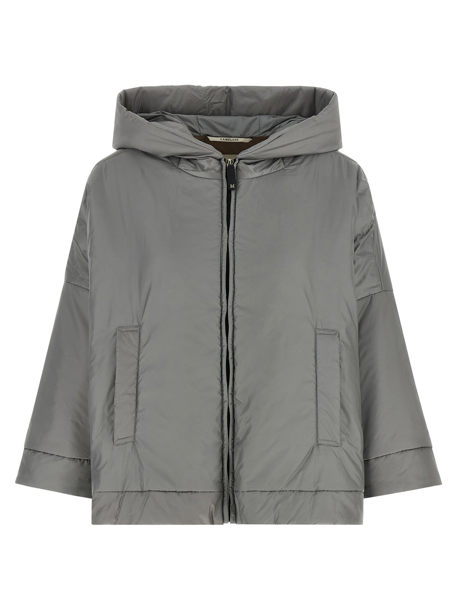 Max Mara 100% polyester jacket in gray