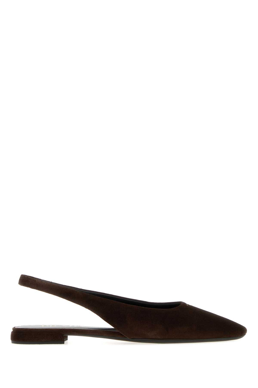 Dark Brown Suede Ballerinas Moro Ballerine