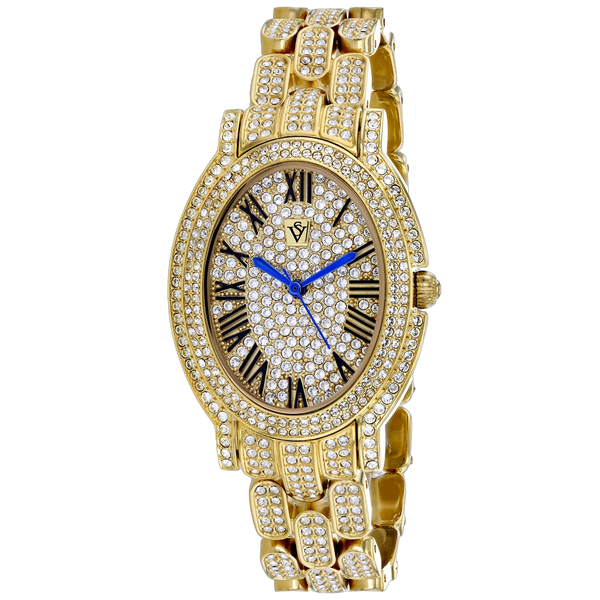 Christian Van Sant Stainless steel case watch in gold