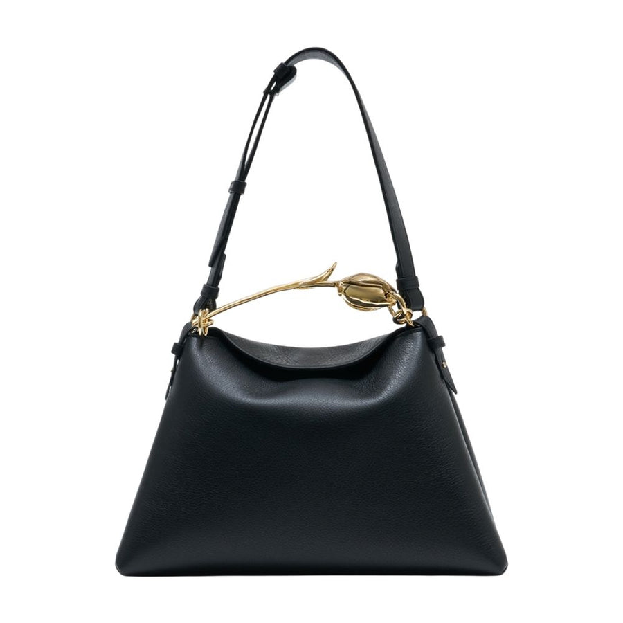 Erdem Calfskin shoulder bag in black