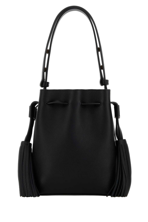 Valentino Garavani Exterior: 100% Leather shoulder bag in black