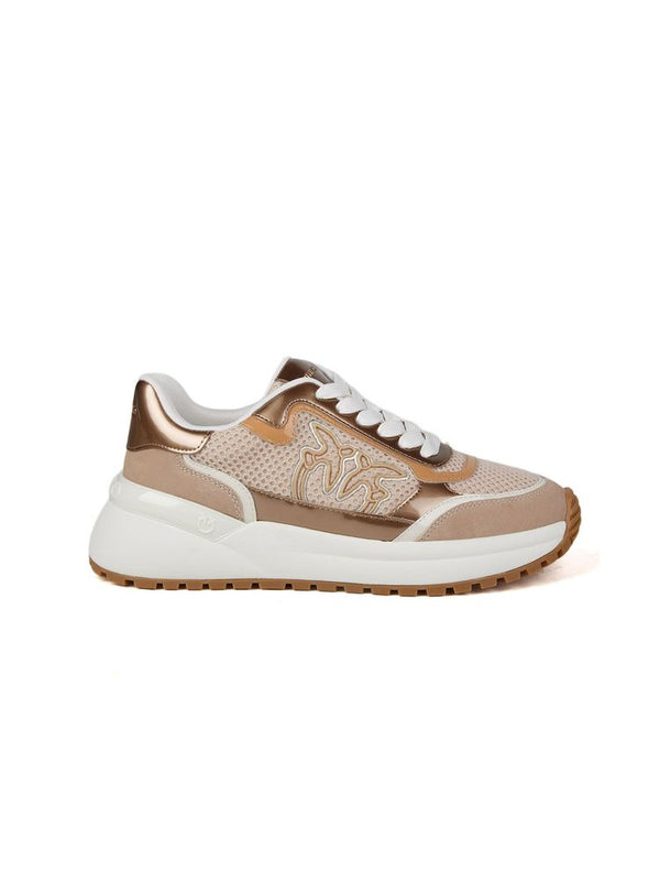 Pinko 54% Cow sneaker in rose