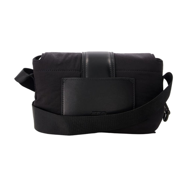 Jacquemus cotton crossbody bag in black