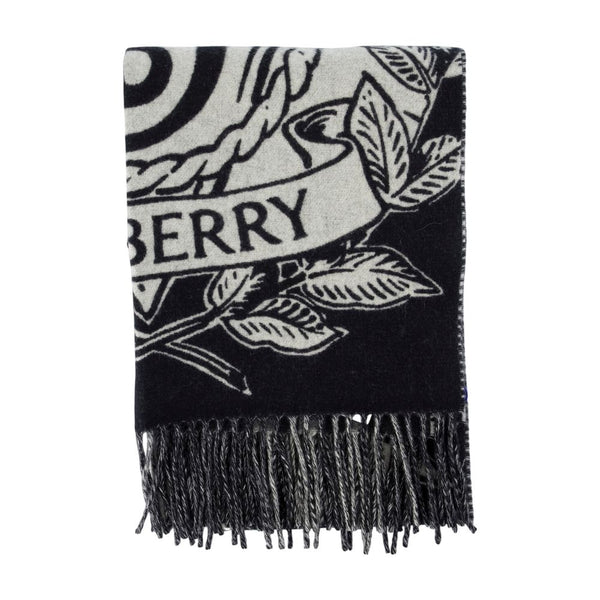 Burberry cashmere scarf in black