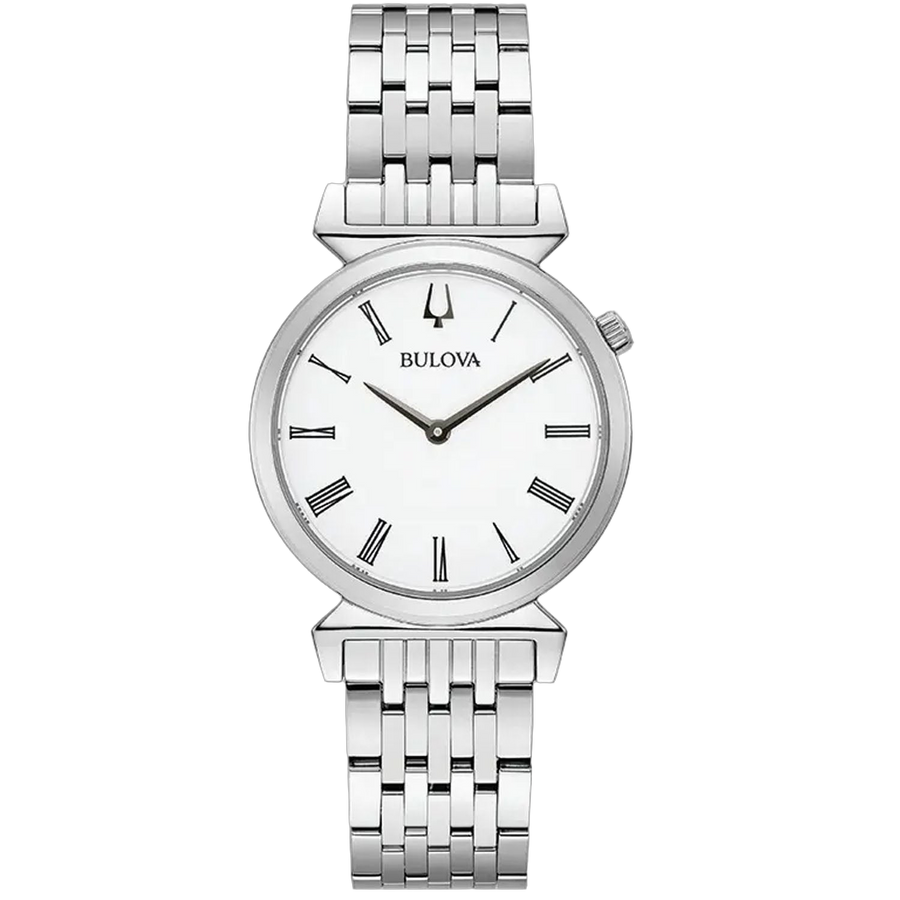Bulova watch in silver