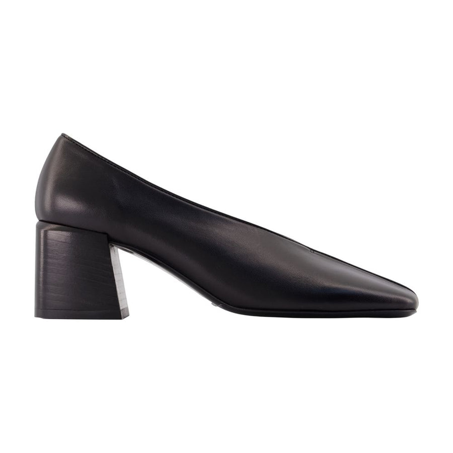 Aurora Pumps - Carel Leather Black Shoes /